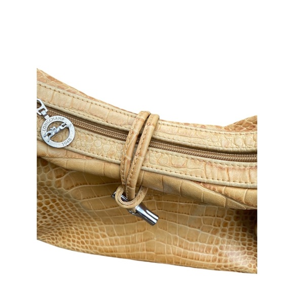 Longchamp croc embossed leather bag - Picture 4 of 11